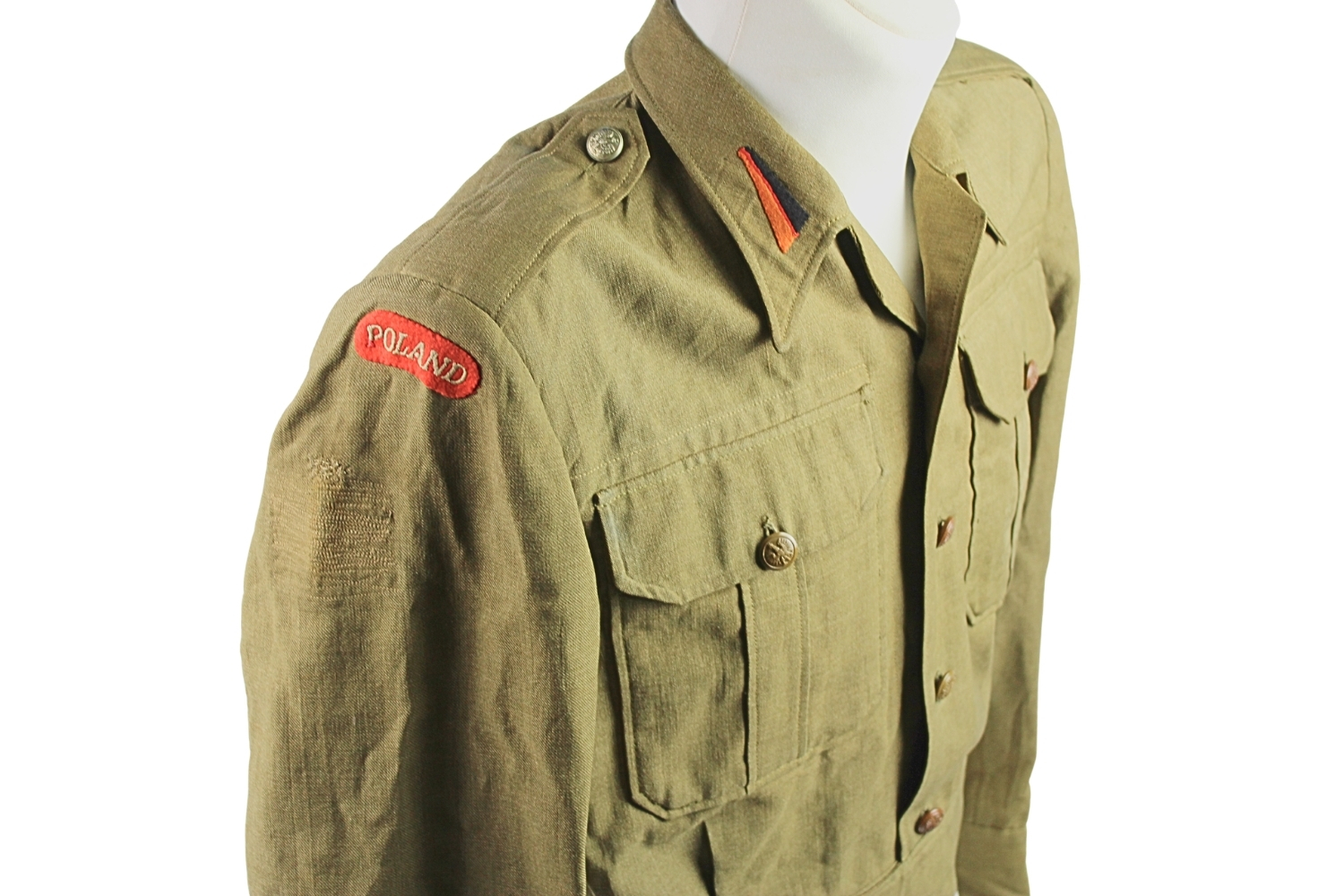 PSZnZ WCZESNA BLUZA BATTLEDRESS DENIM 1. PUŁK PANCERNY 1. DYWIZJA PANCERNA