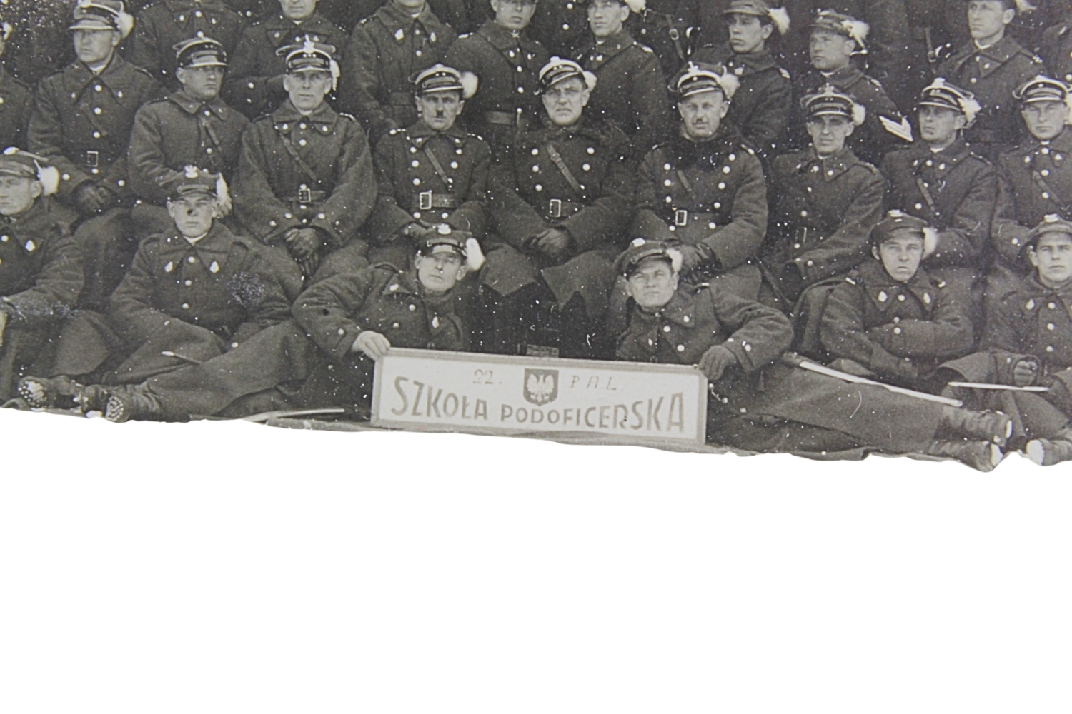 II RP Świadectwo ukończenia szkoły podoficerskiej 22 Pułk Art. Polowej