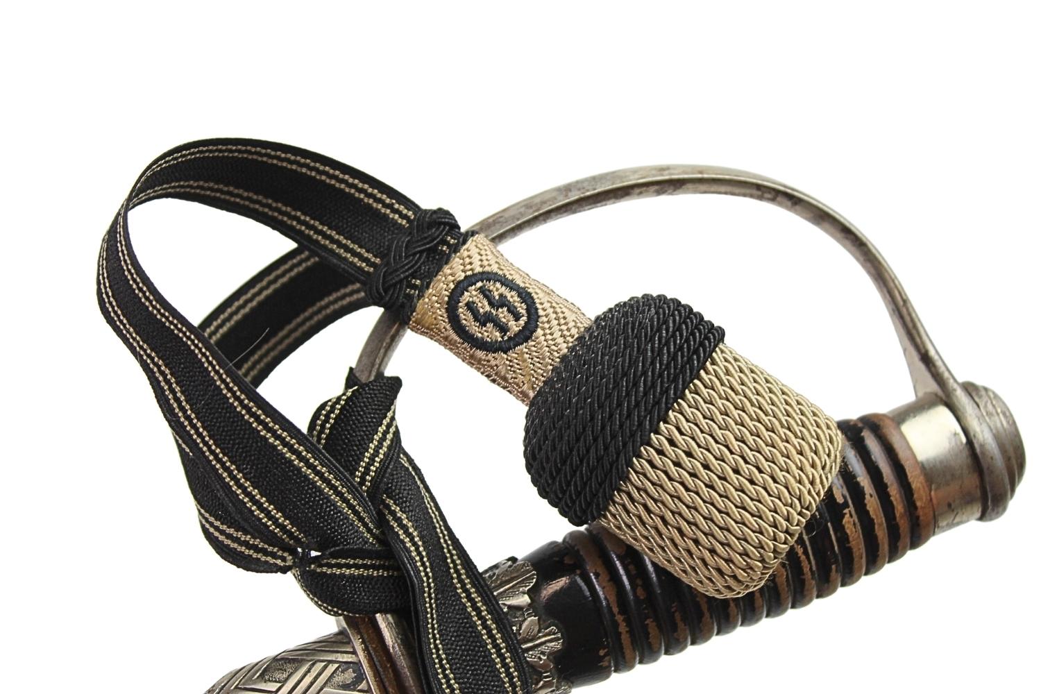 Szpada Podoficera SS z temblakiem