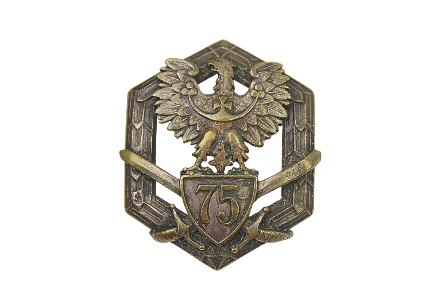 II RP Odznaka 75 Pułk Piechoty Gontarczyk 