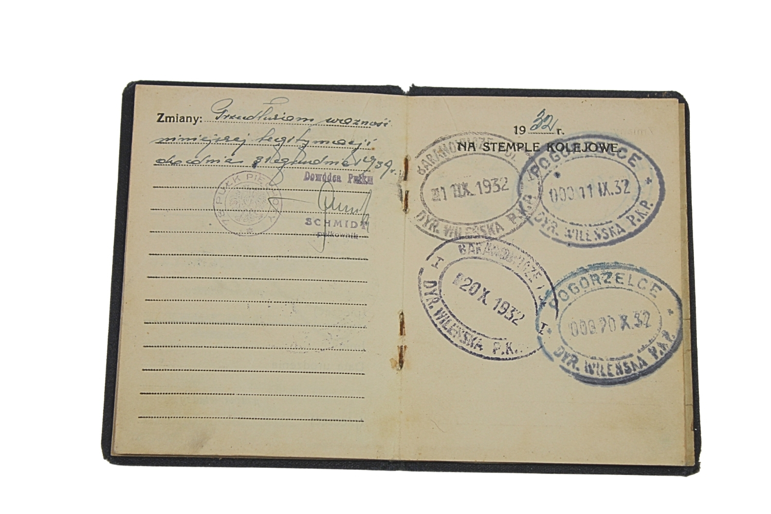 II RP Legitymacja 78 Pułk Piechoty 