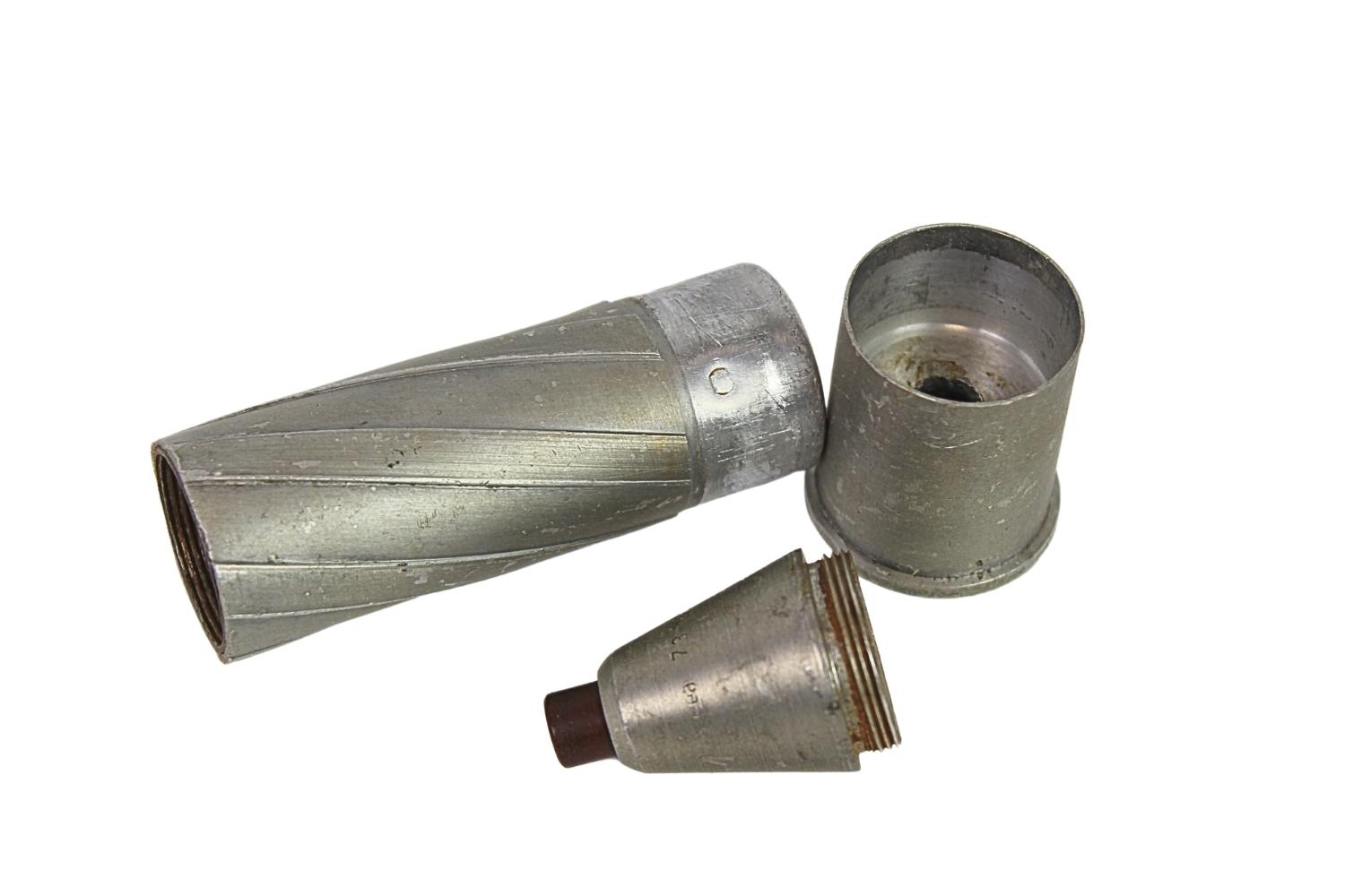 Niemiecki granat do rakietnicy Sprenggranatpatrone 1944 skorupa dekoracyjna