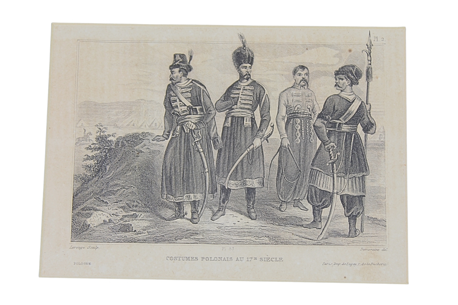 RYCINA UBIORY POLSKIE XIX WIEK