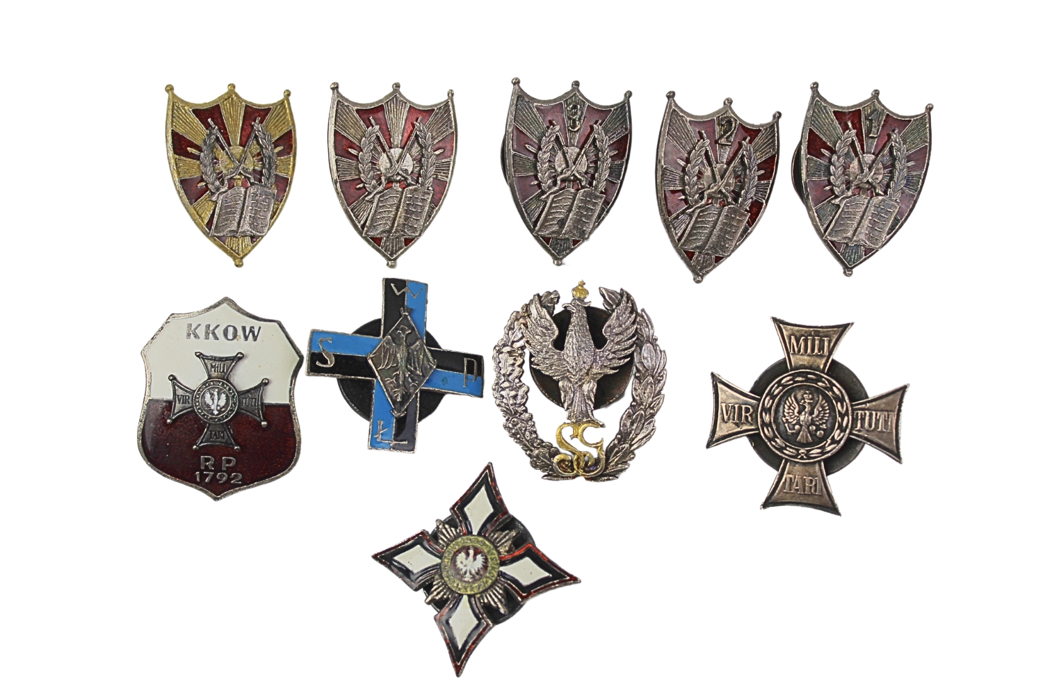 Zestaw Kopii Odznak II RP