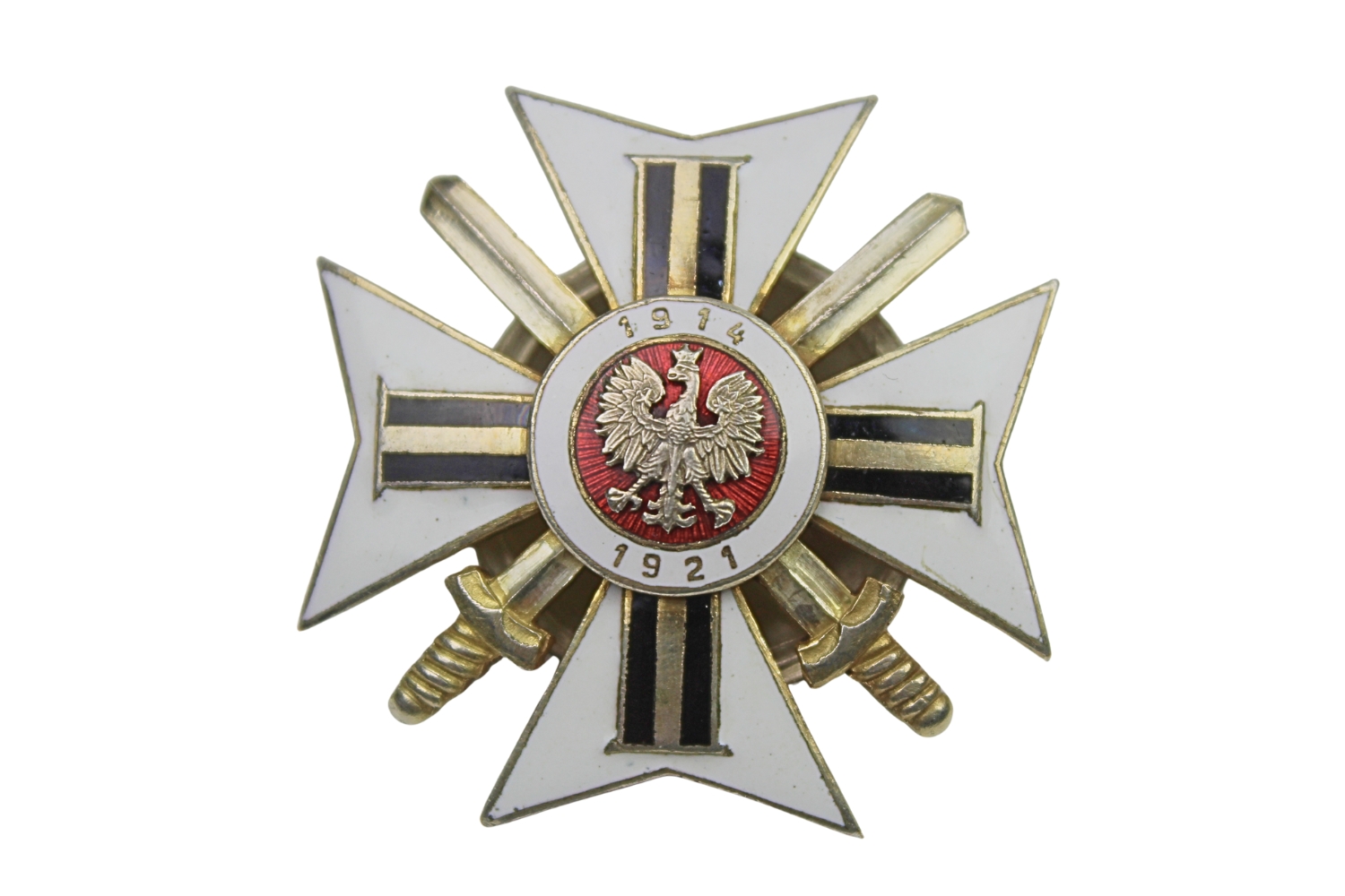 II RP Odznaka Związku Byłych Ochotników Armii Polskiej Chyliński Stan