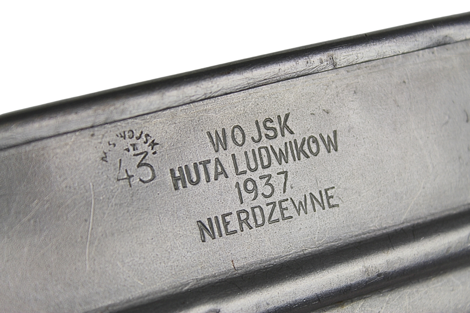 II RP Brytfanka Huta Ludwików 1937 M.S. Wojsk