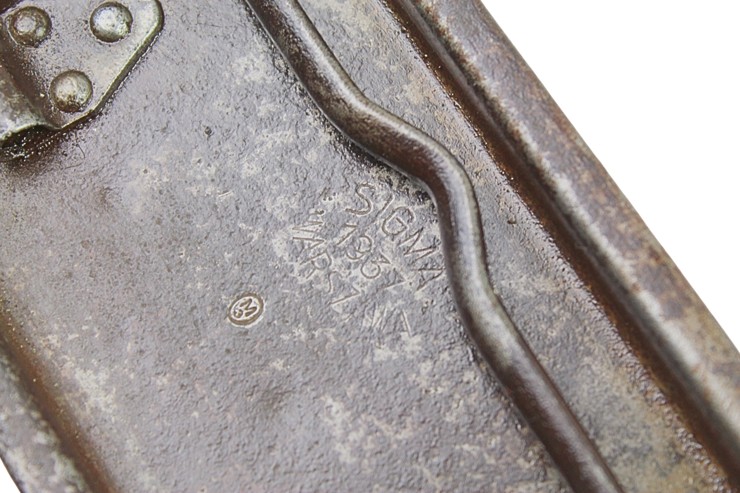 II RP SKRZYNKA CKM WZ. 30 SIGMA WARSZAWA 1937