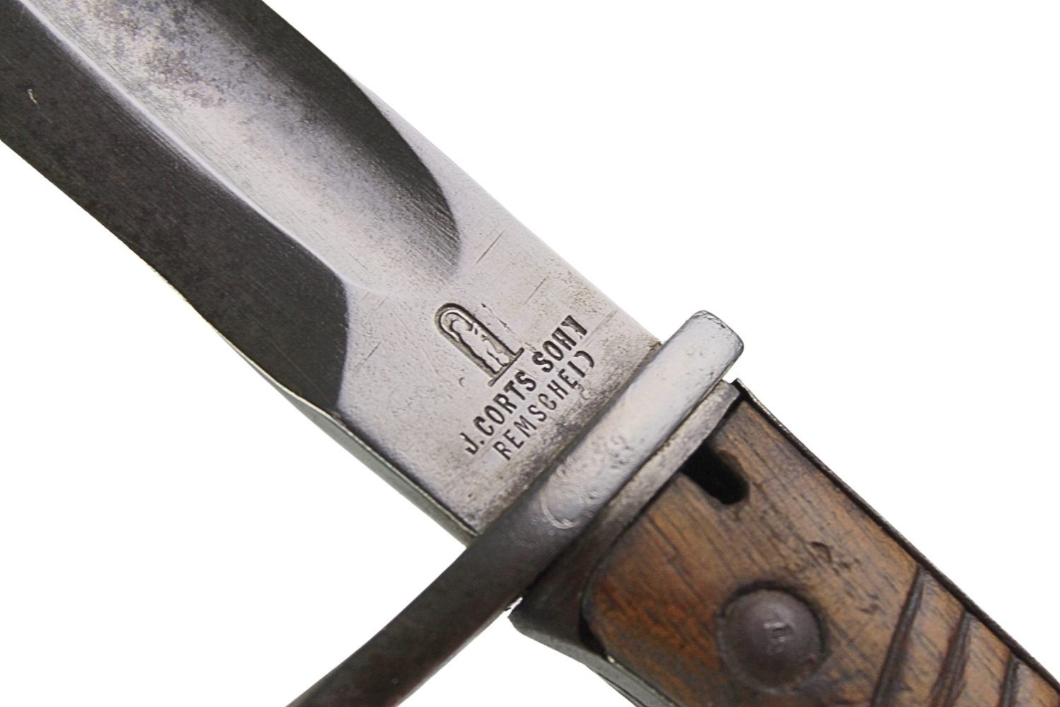 Bagnet niemiecki wz.98 05 „Liść” J.Corts Sohn Remscheid 1915 z żabką