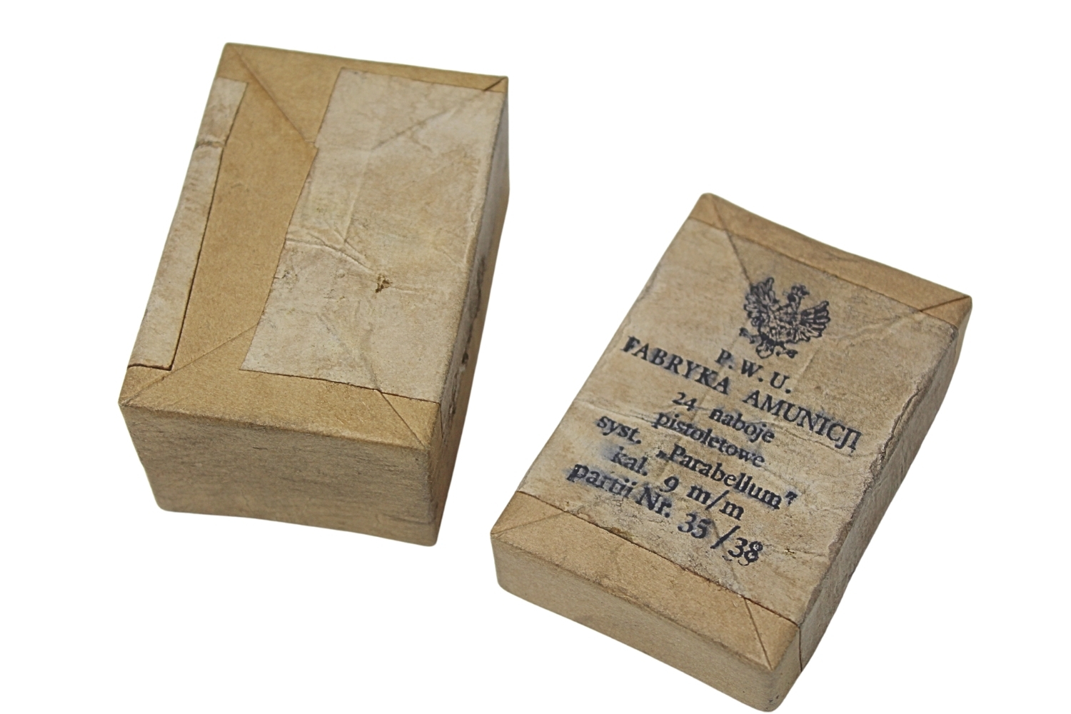 Pudełko na 24 naboje 9mm ViS wz.35 P.W.U. F.A. 1938 Kopia