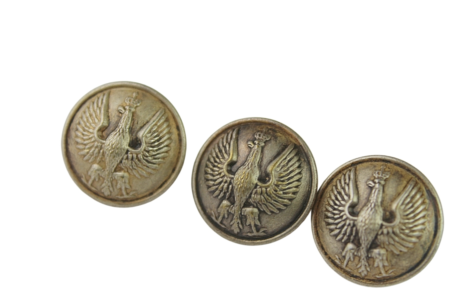 PSZnZ Zestaw Guzików Francja M. Bourdon Paris