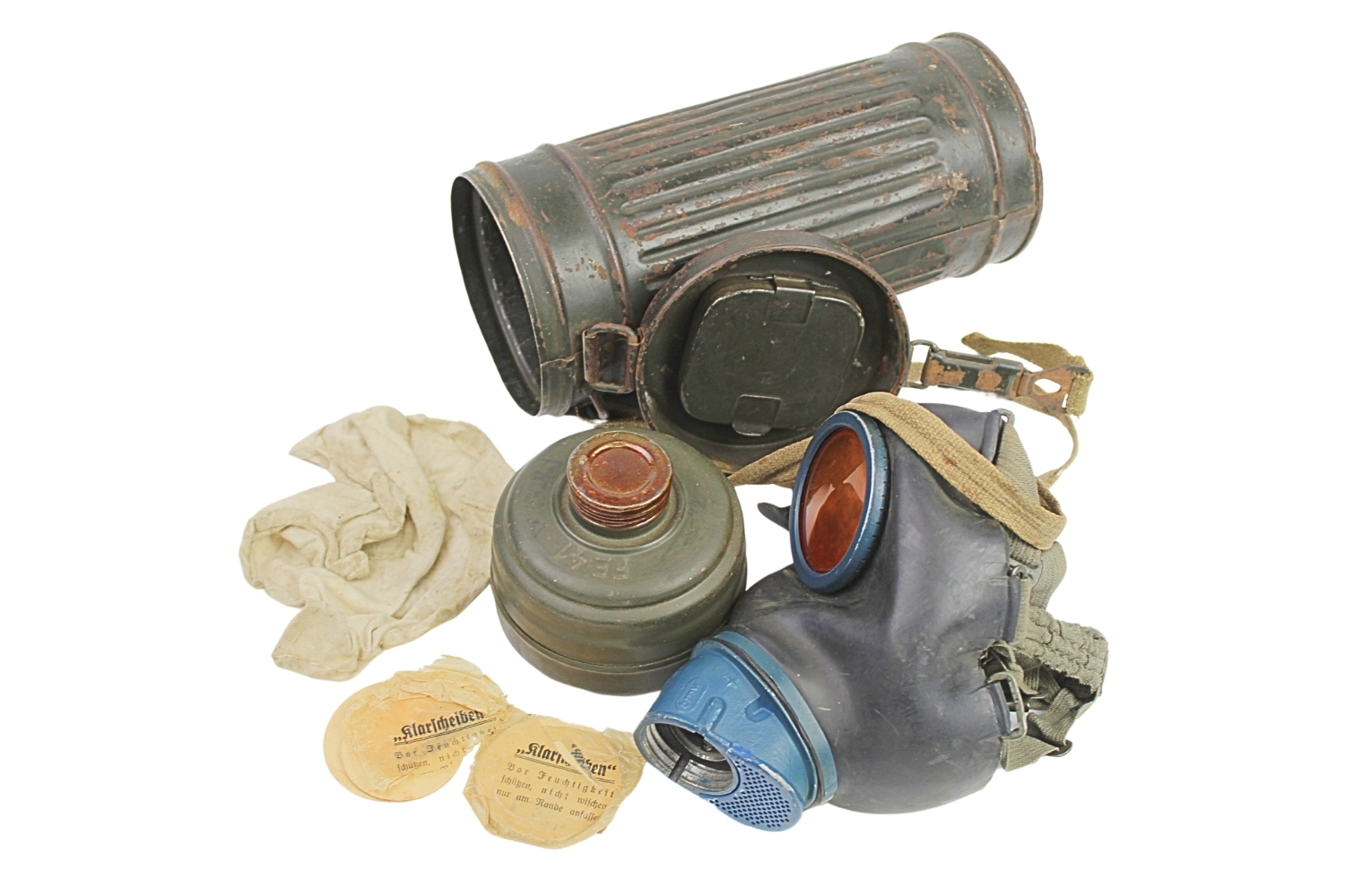 Maska przeciwgazowa M38 z puszką