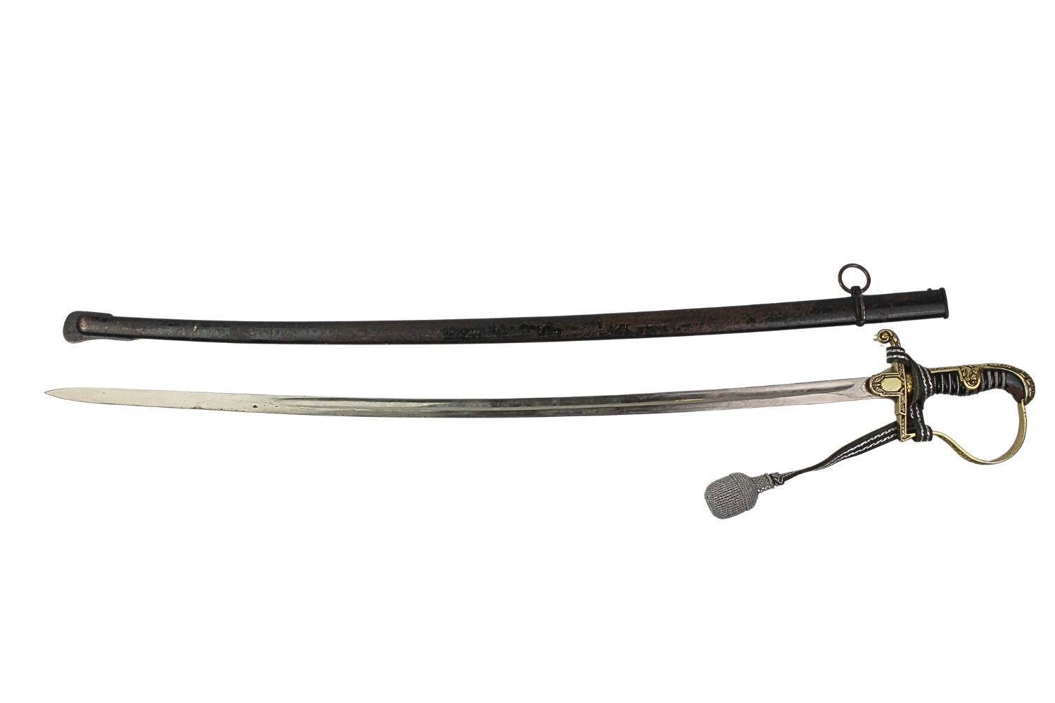 Szabla oficerska Wehrmacht Puma Solingen z temblakiem