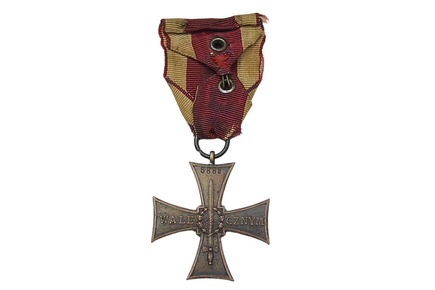 II RP Krzyż Walecznych duży Knedler niski numer