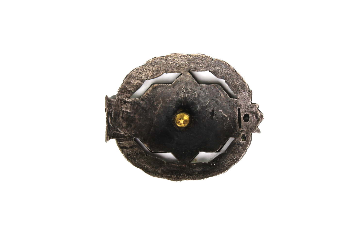 II RP Odznaka oficerska 38 Pułk Piechoty Strzelców Lwowskich SREBRO