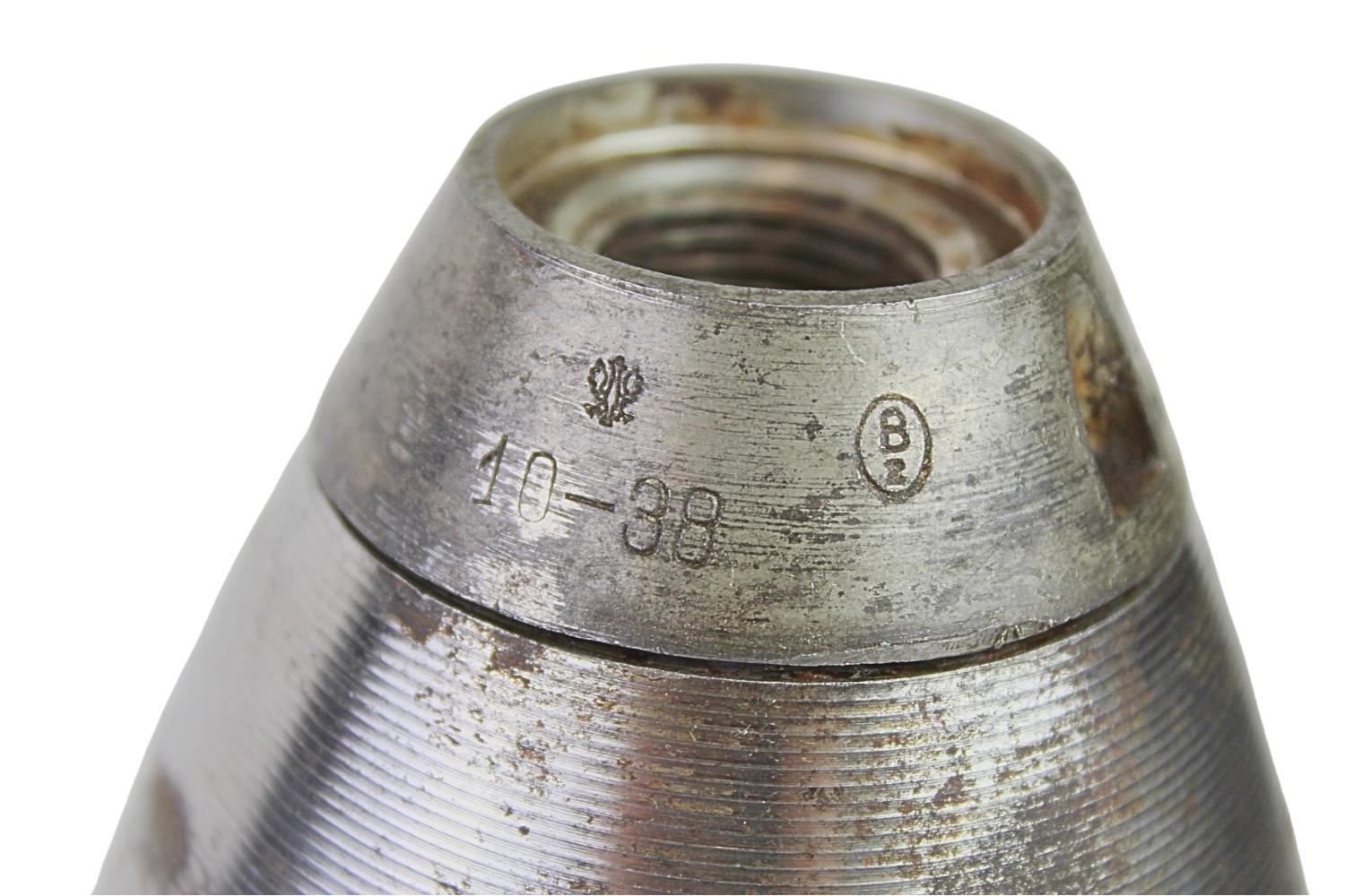 II RP 100mm Haubica wz.14 19 granat wz.31 Skorupa Dekoracyjna UNIKAT