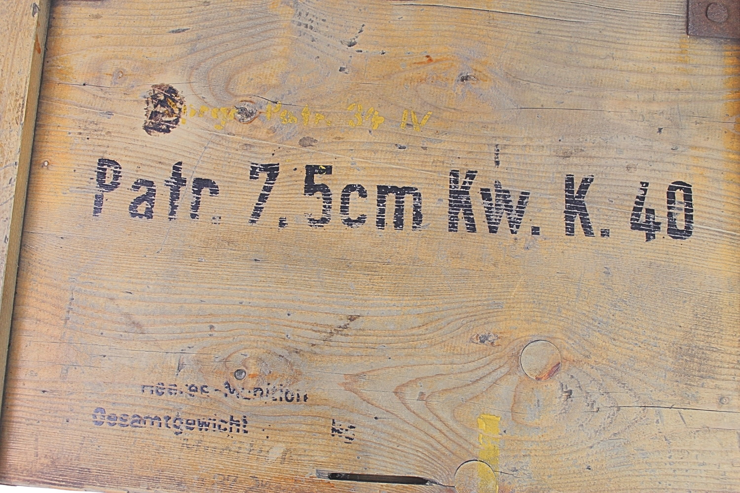 SKRZYNIA NA AMUNCIJĘ 7,5CM KWK 40 PANZER IV STUG III