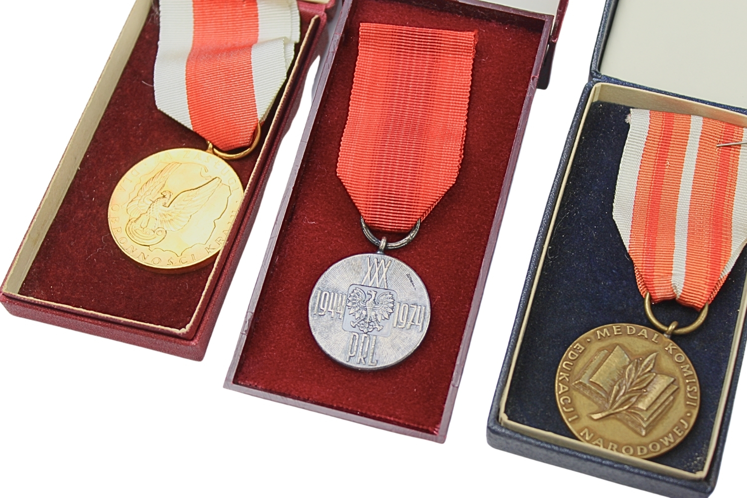 PRL Duży zestaw odznaczeń po mgr inż. Januszu Anuszewskim 