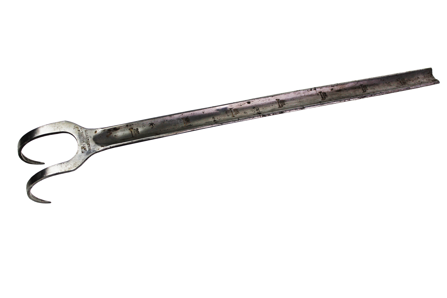 II RP Kuchnia Polowa Hak do mięsa Huta Ludwików 1937