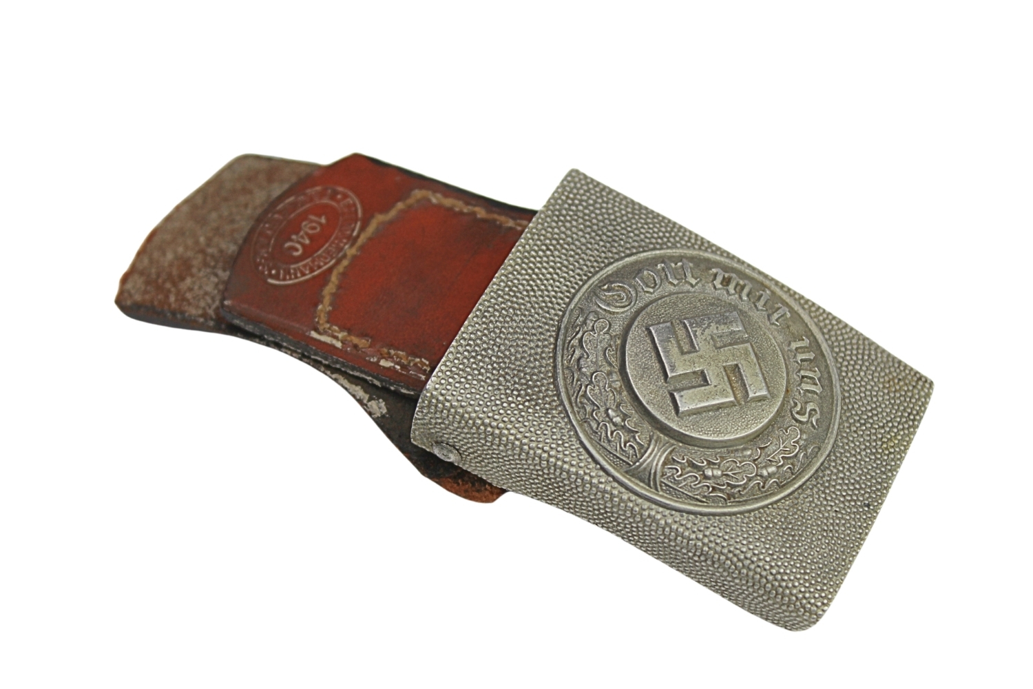 Klamra Policji ze skórką E.Ferd. Wiedmann Frankfurt 1940