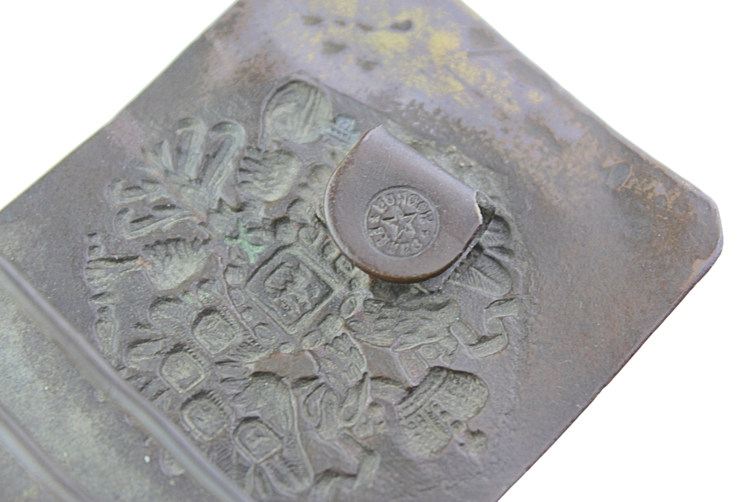 Klamra carska piechoty mała sygnowana