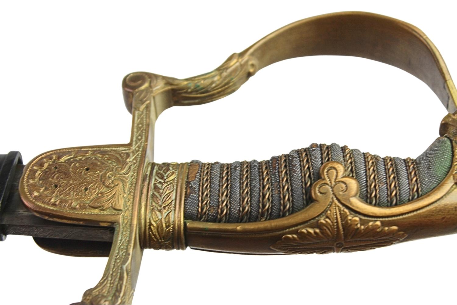 Oficerska szabla z głownią szabli francuskiej 1822