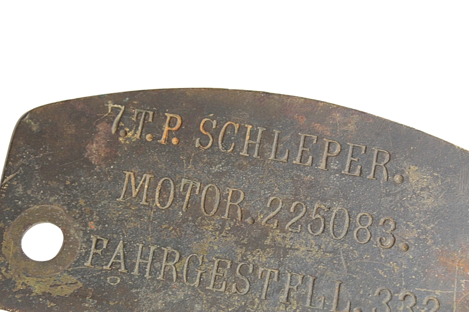 II RP Tabliczka znamionowa P.Z. INŻ C2P  7TP unikat 