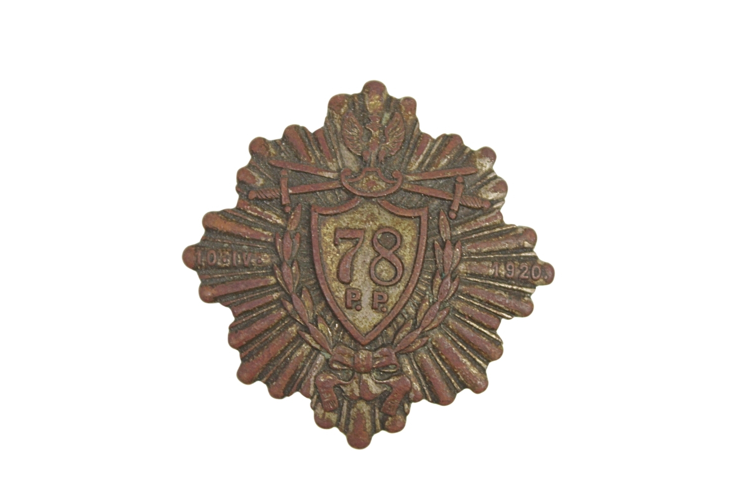 II RP ODZNAKA 78 PUŁKU PIECHOTY