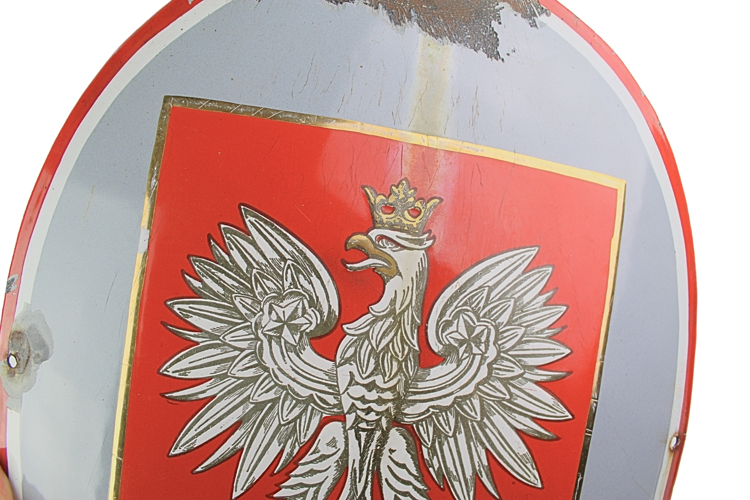 II RP Tablica emaliowana Godło Państwowe