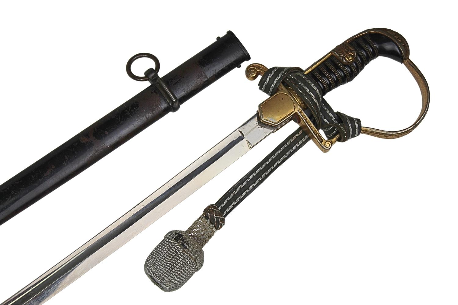 Szabla oficera Wehrmachtu Alcoso  Solingen z temblakiem