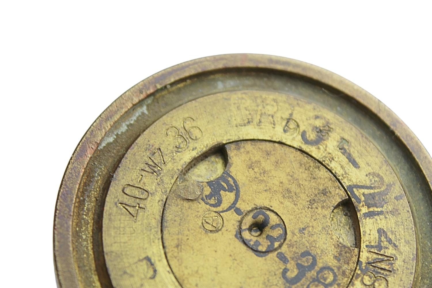 II RP Armata plot 40mm wz.36 Bofors Starachowice Skorupa dekoracyjna