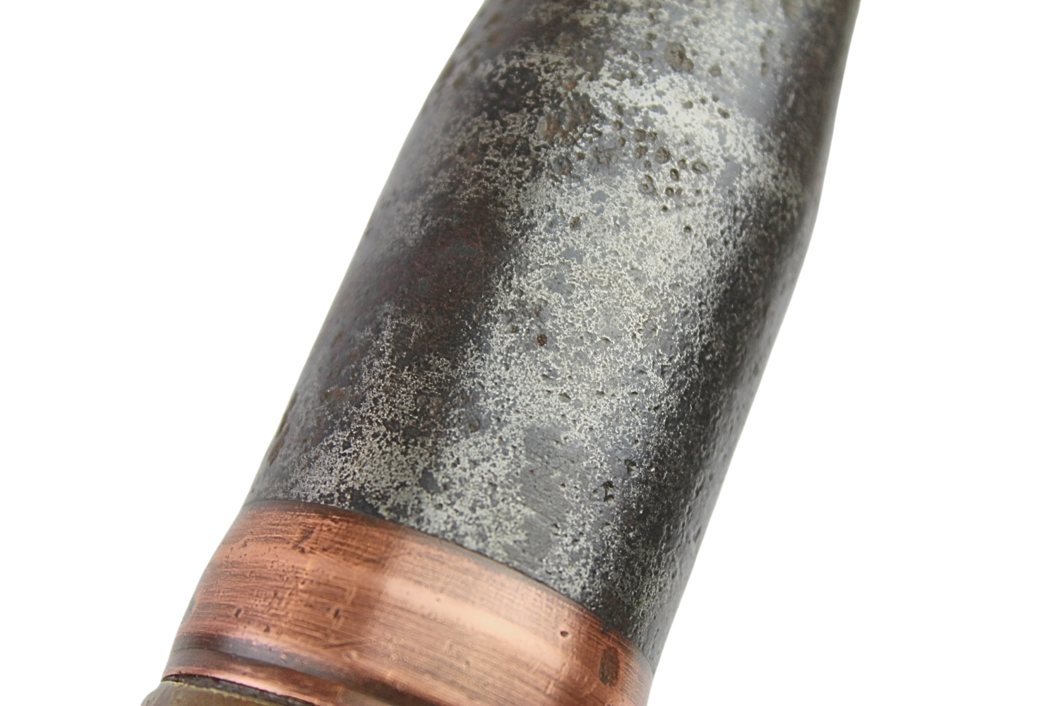 II RP Nabój testowy Bofors 40mm wz.36 Bateria Laskowskiego Hel skorupa dekoracyjna