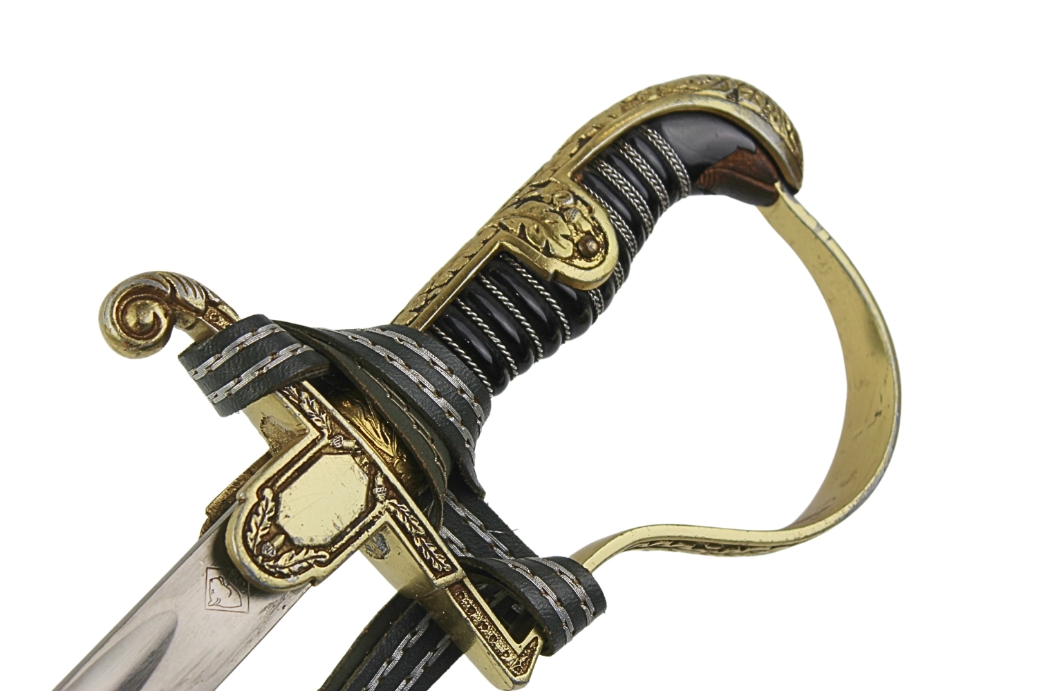 Szabla oficerska Wehrmacht Puma Solingen z temblakiem