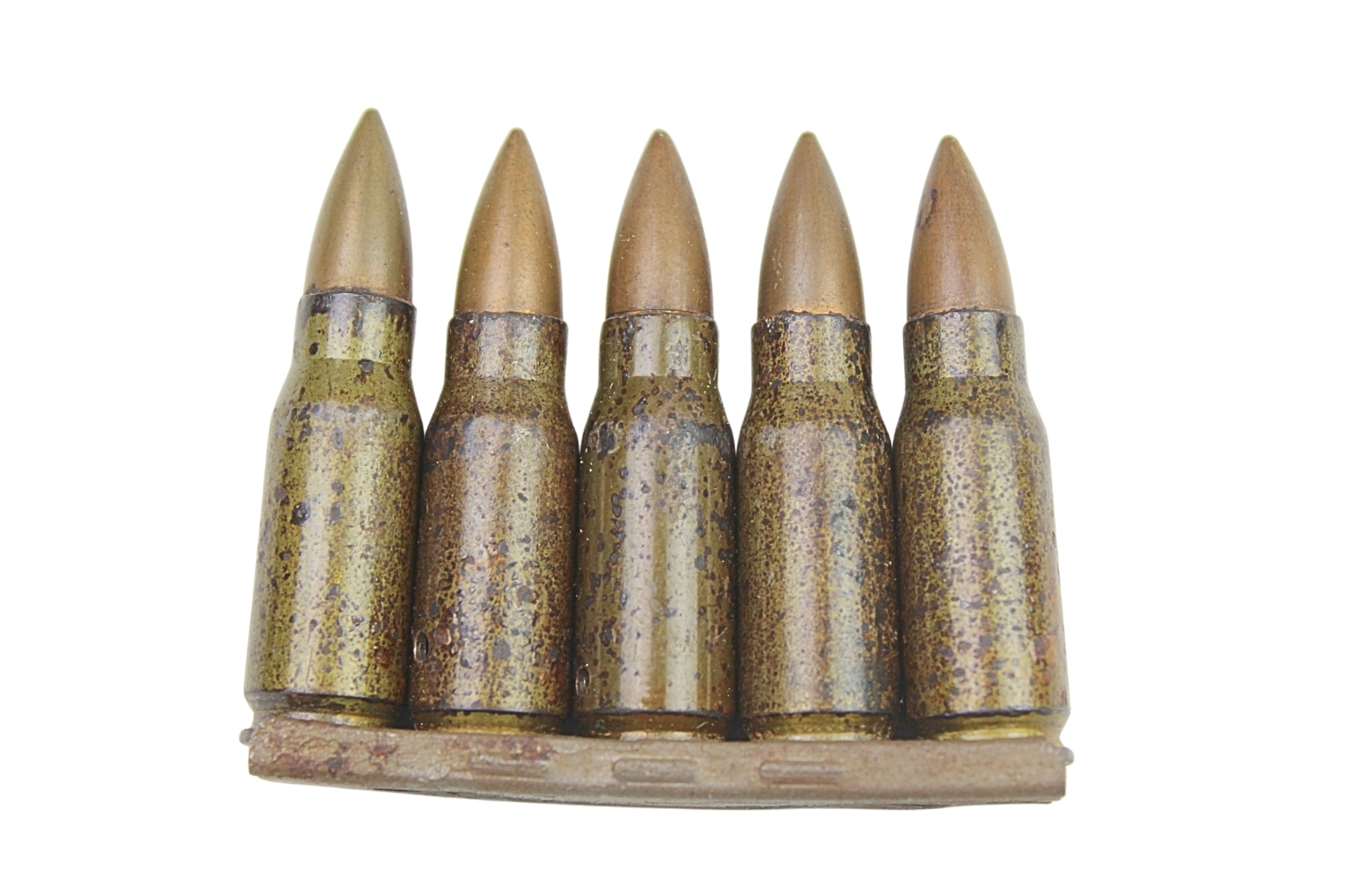 ŁÓDKA Z NABOJAMI 7,92X33 KURZ STG44 skorupy dekoracyjne