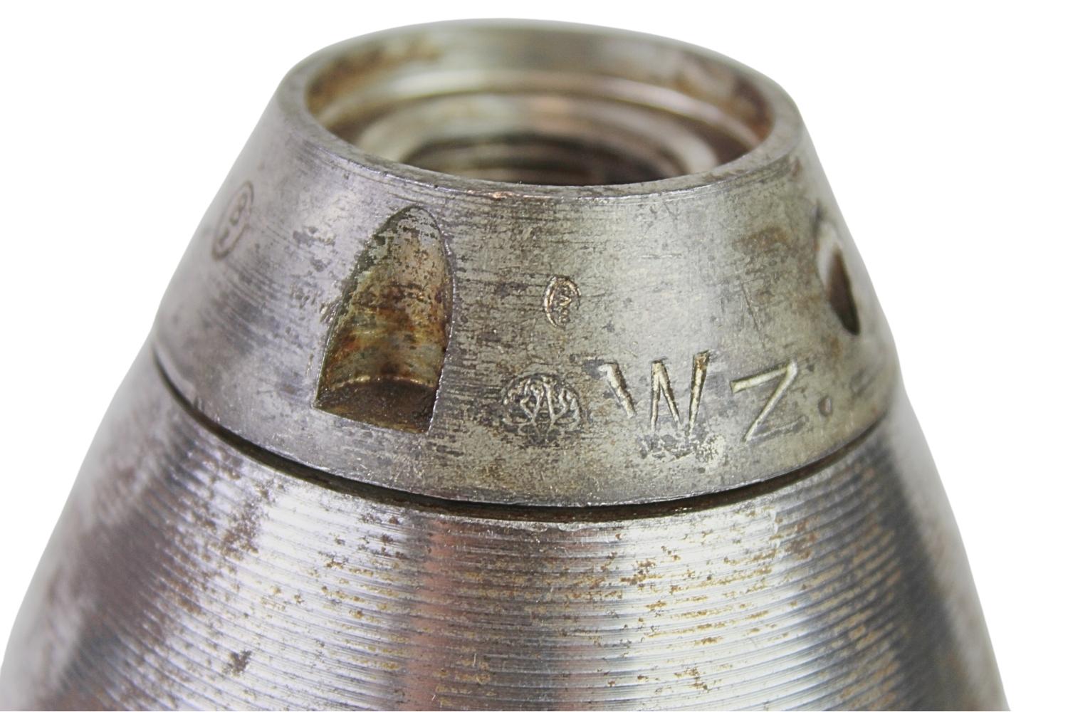 II RP 100mm Haubica wz.14 19 granat wz.31 Skorupa Dekoracyjna UNIKAT