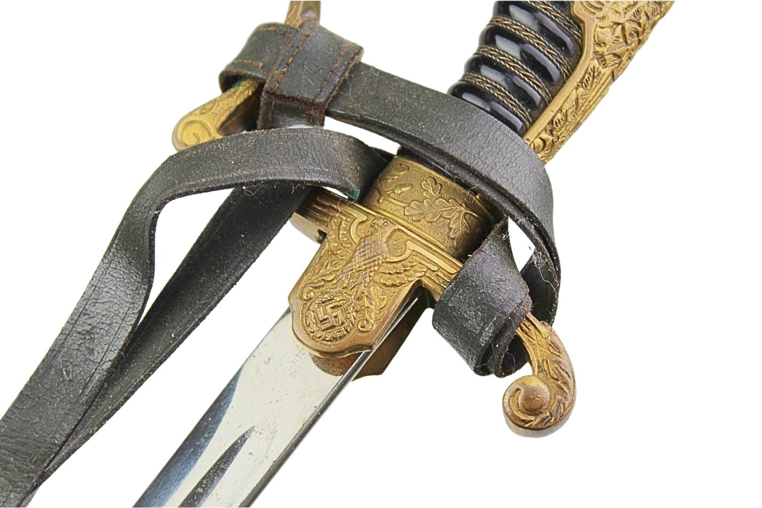 SZABLA OFICERA WEHRMACHTU E. PACK & SOHNE SOLINGEN Z TEMBLAKIEM