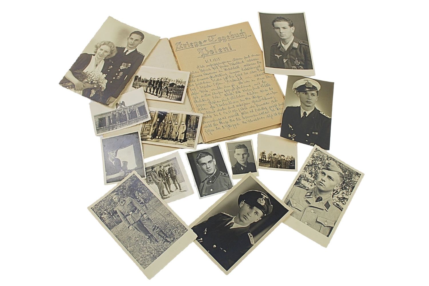 Zestaw rodzinny niemcy SS, Kriegsmarine, Luftwaffe 1939-1945 