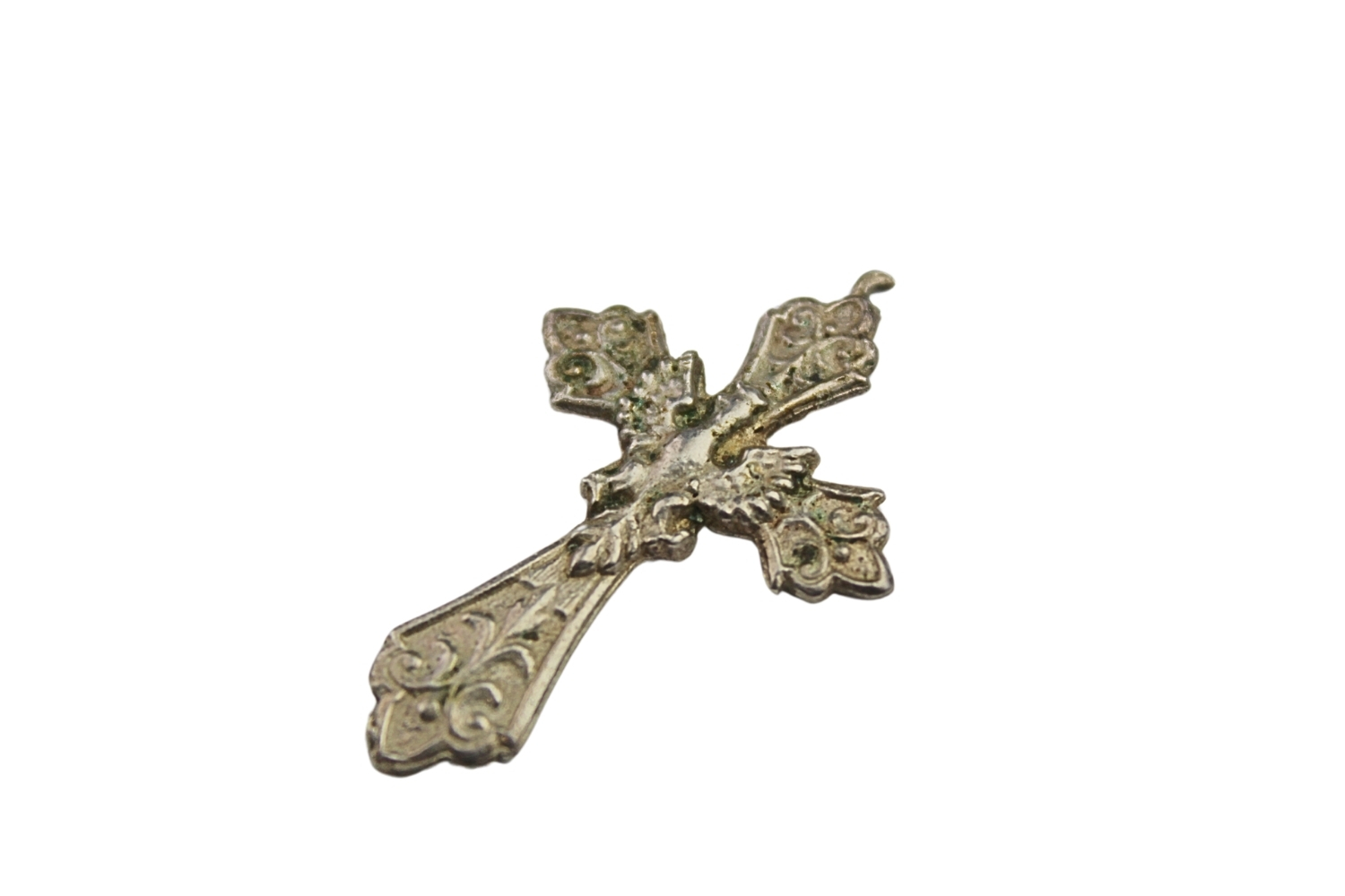 II RP Krzyżyk z orłem zawieszka patriotyczna 