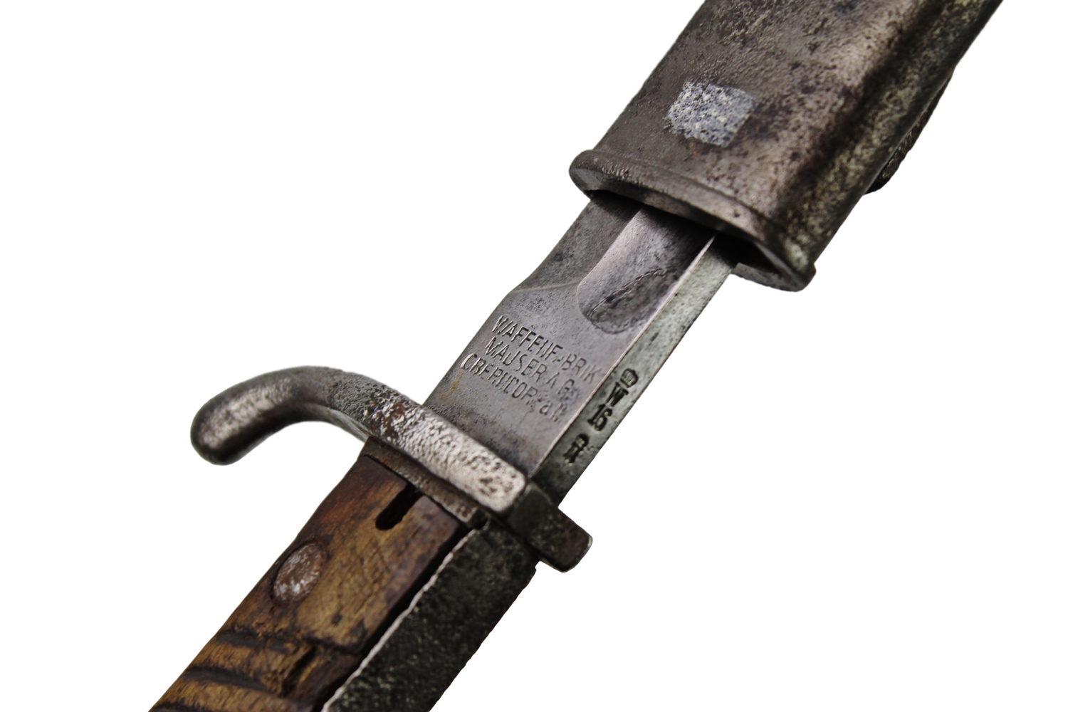 Bagnet Pruski wz.98 05 „Liść” Waffenfabrik Oberndorf 1916