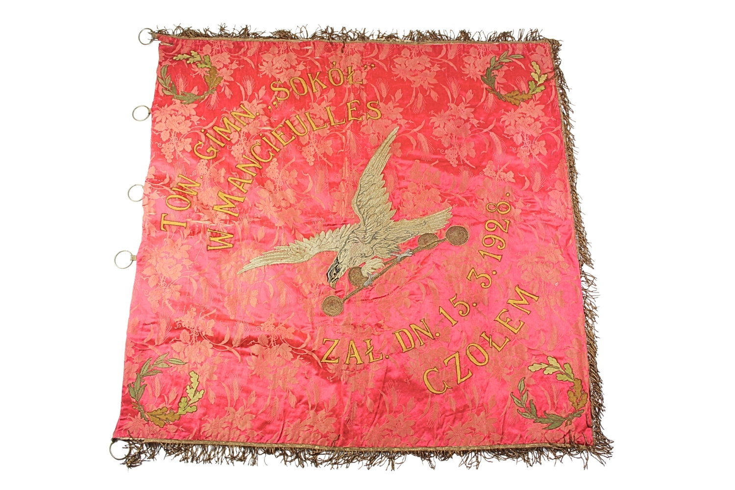 II RP Sztandar Tow. Gimn. "Sokół" Mancieulles 1928 