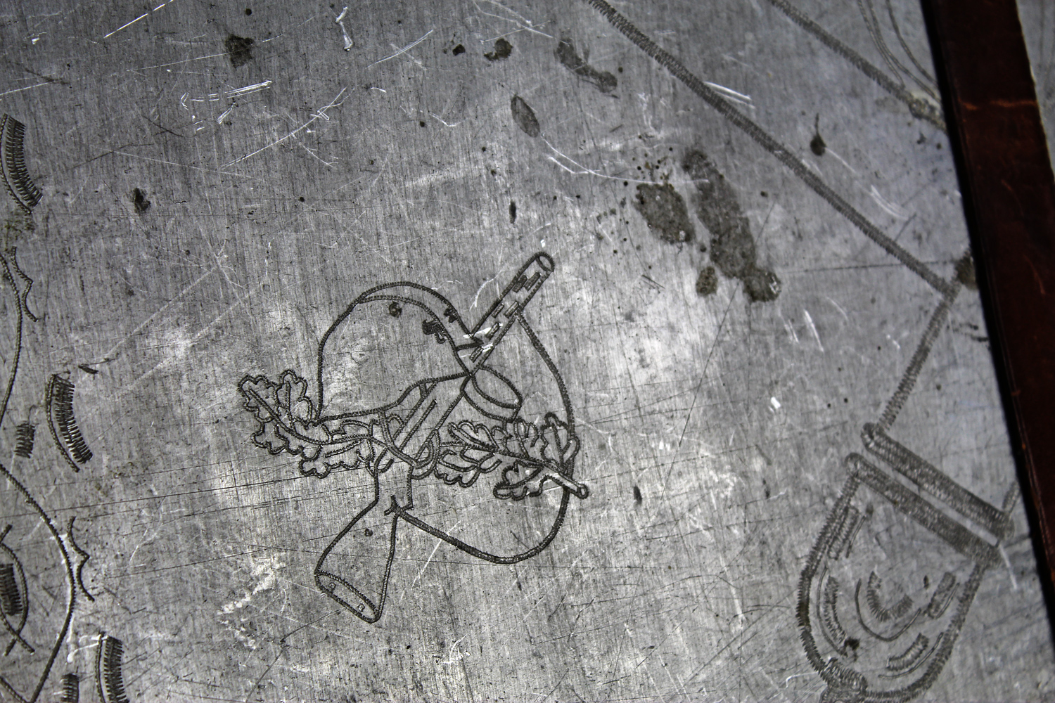 Aluminiowy mapnik Grunwald-Berlin 1410-1945