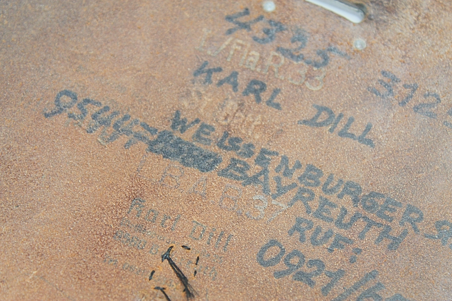 RAPORTÓWKA-MAPNIK MELDENKARTENTASCHE M35 oznaczenia pułkowe