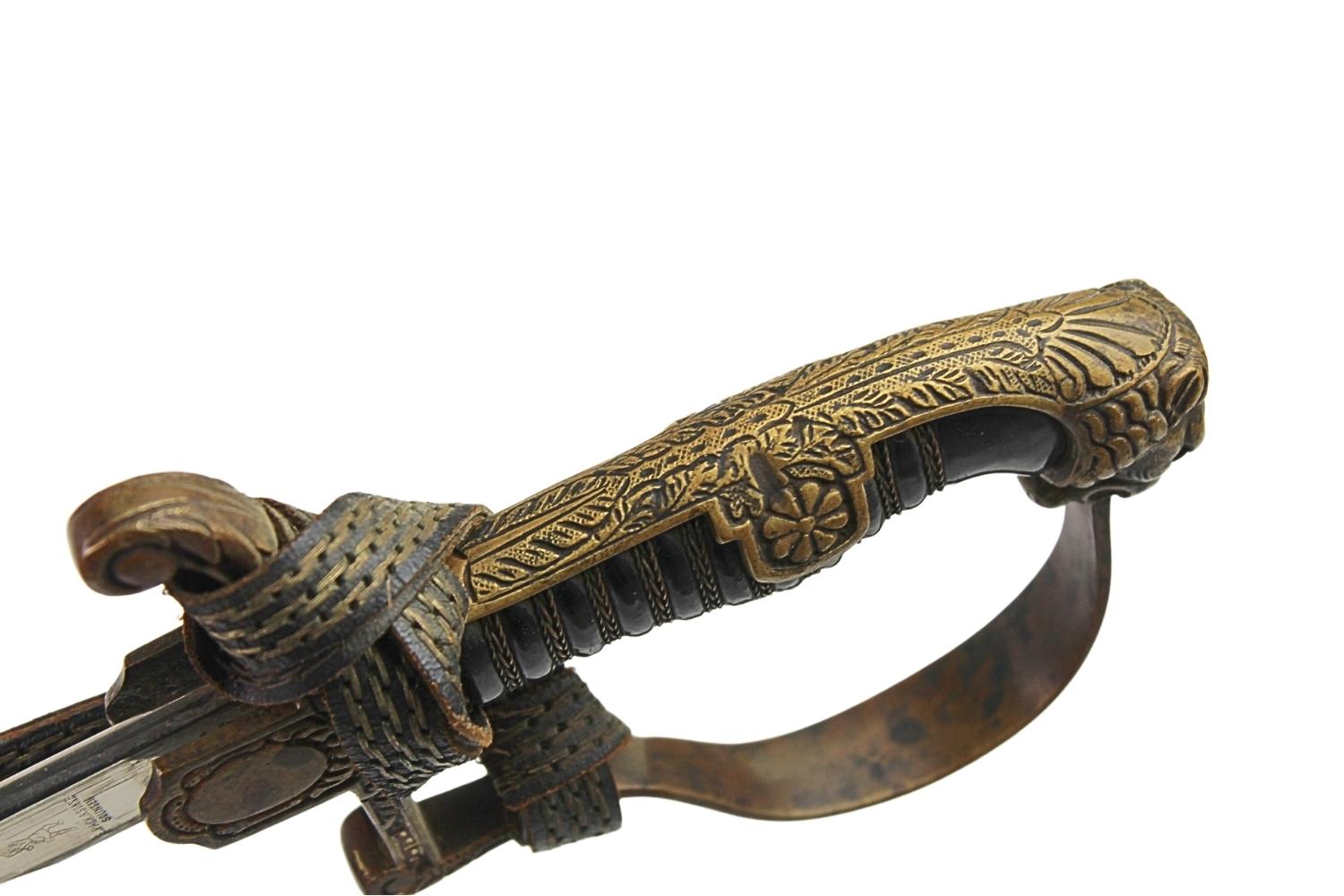 SZABLA OFICERA WEHRMACHTU E. PACK & SOHNE SOLINGEN Z TEMBLAKIEM