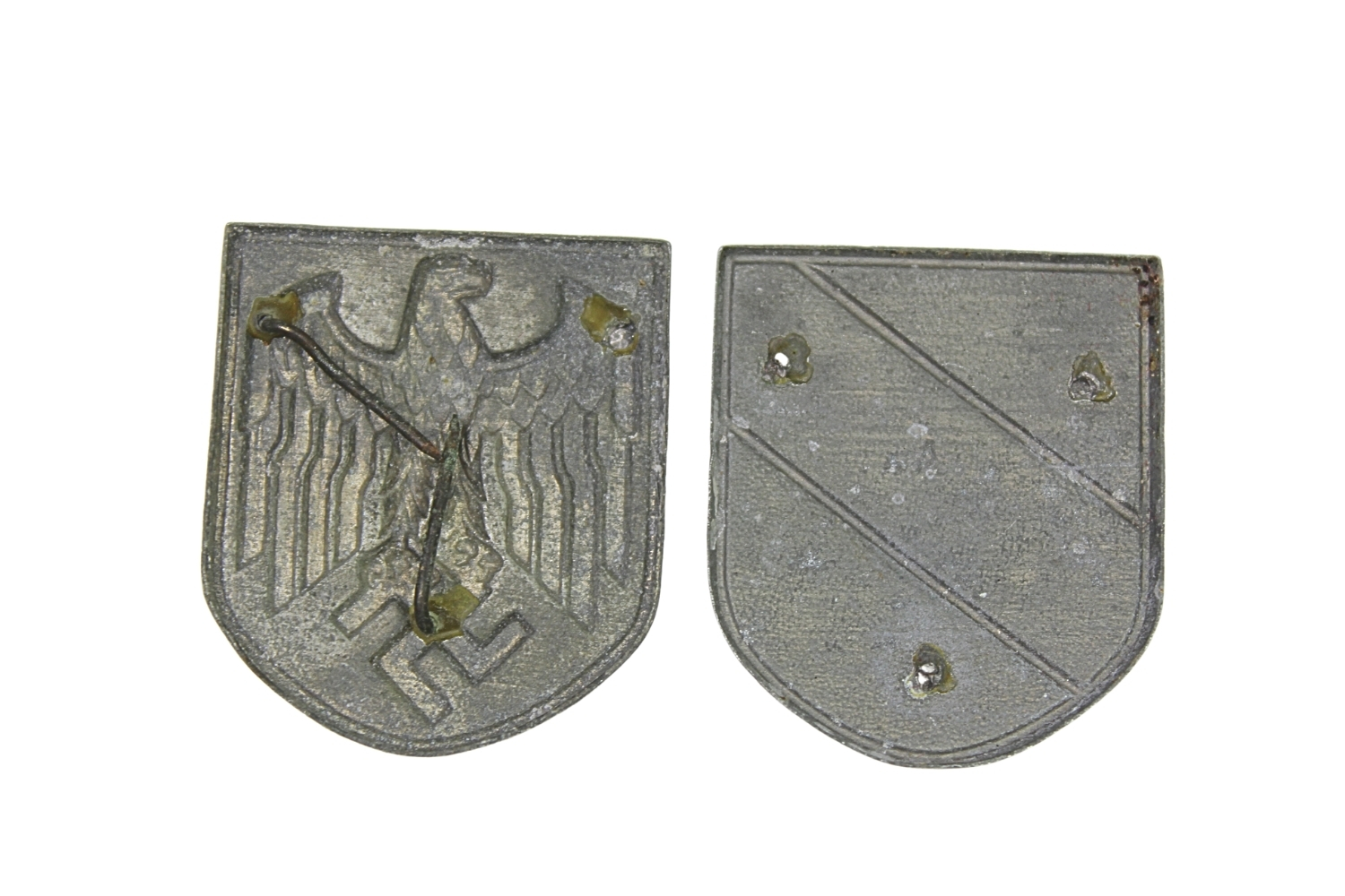 TARCZKI NA TROPIKALNY HEŁM KORKOWY DAK AFRIKA KORPS