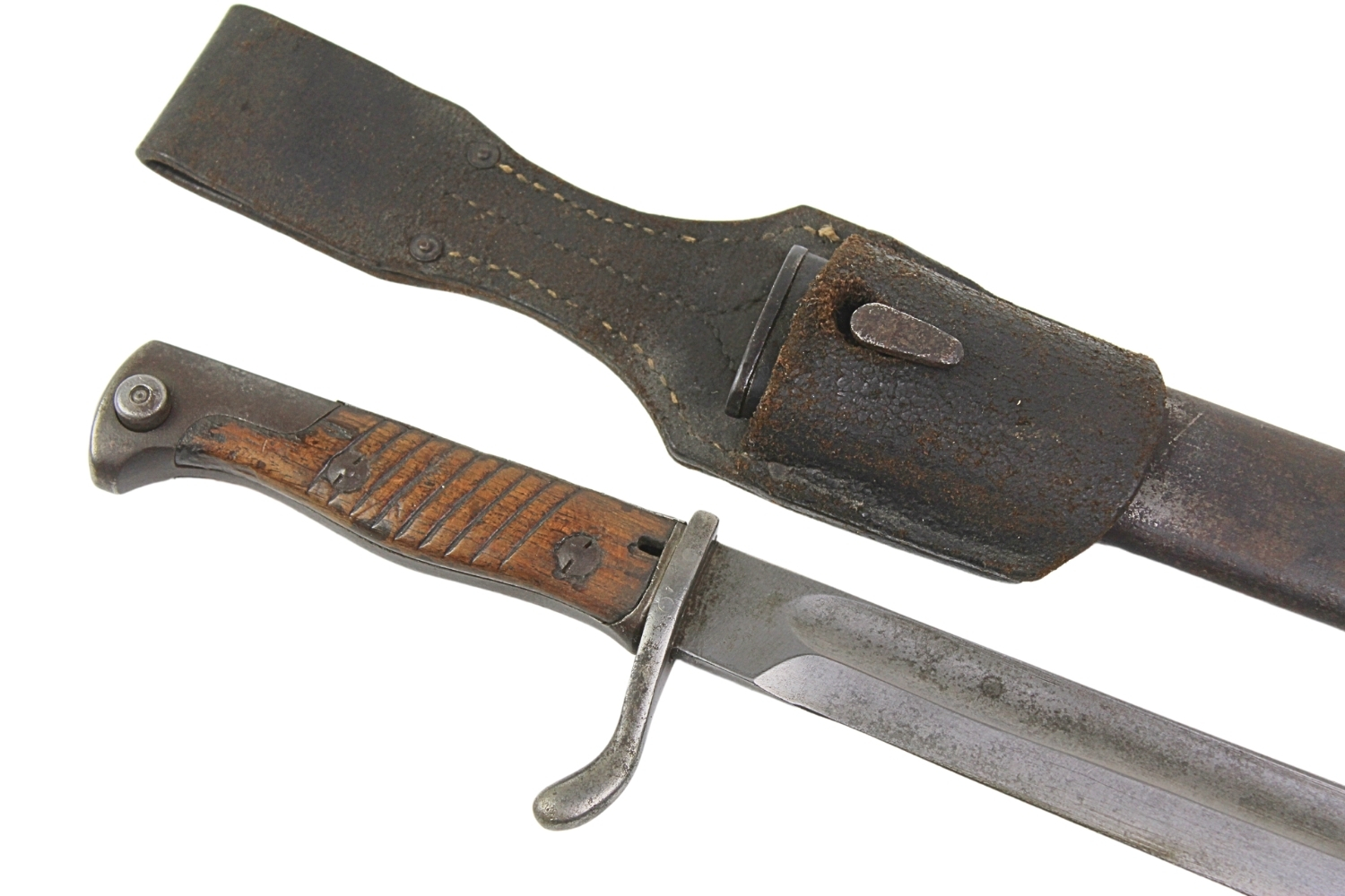 Bagnet niemiecki wz.98 05 „Liść” J.Corts Sohn Remscheid 1915 z żabką