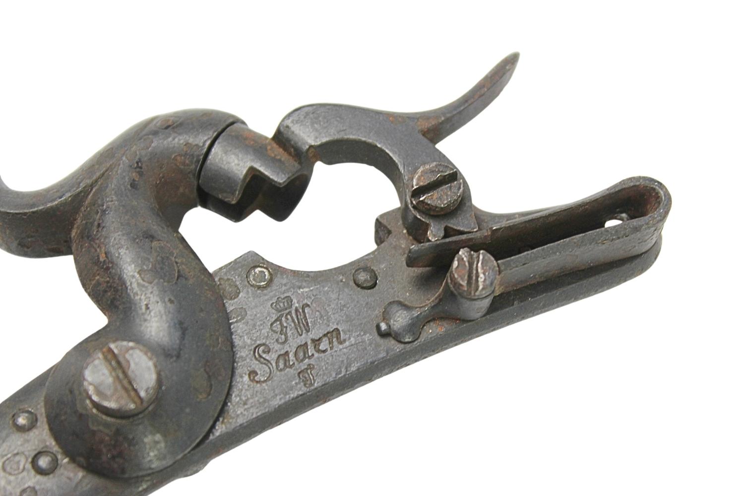 Zamek kapiszonowy z karabinu XIXw.