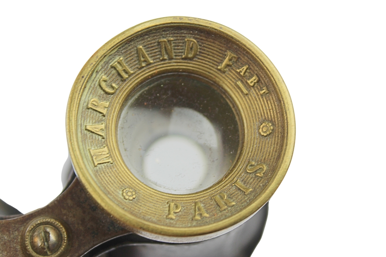 Francuska Lornetka Wojskowa Marchand Paris z pokrowcem 