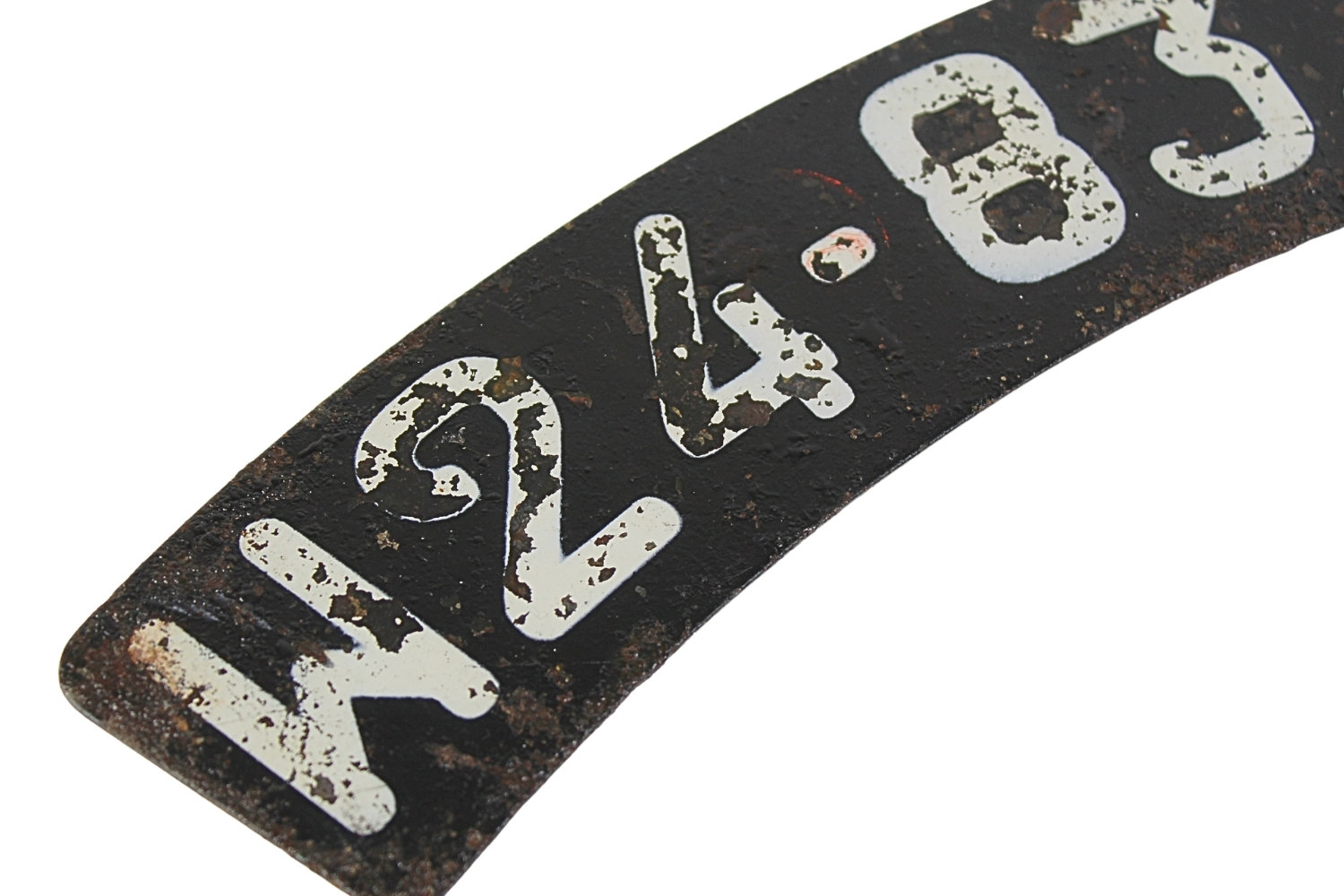 II RP TABLICA REJESTRACYJNA MOTOCYKLA WOJSKOWEGO