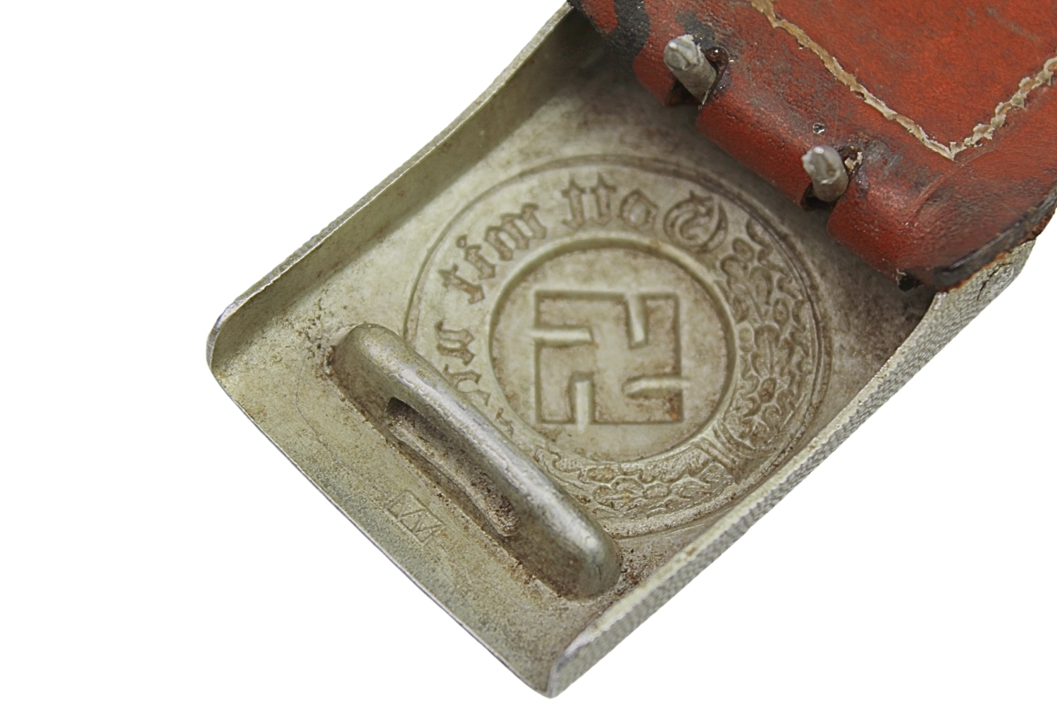 Klamra Policji ze skórką E.Ferd. Wiedmann Frankfurt 1940