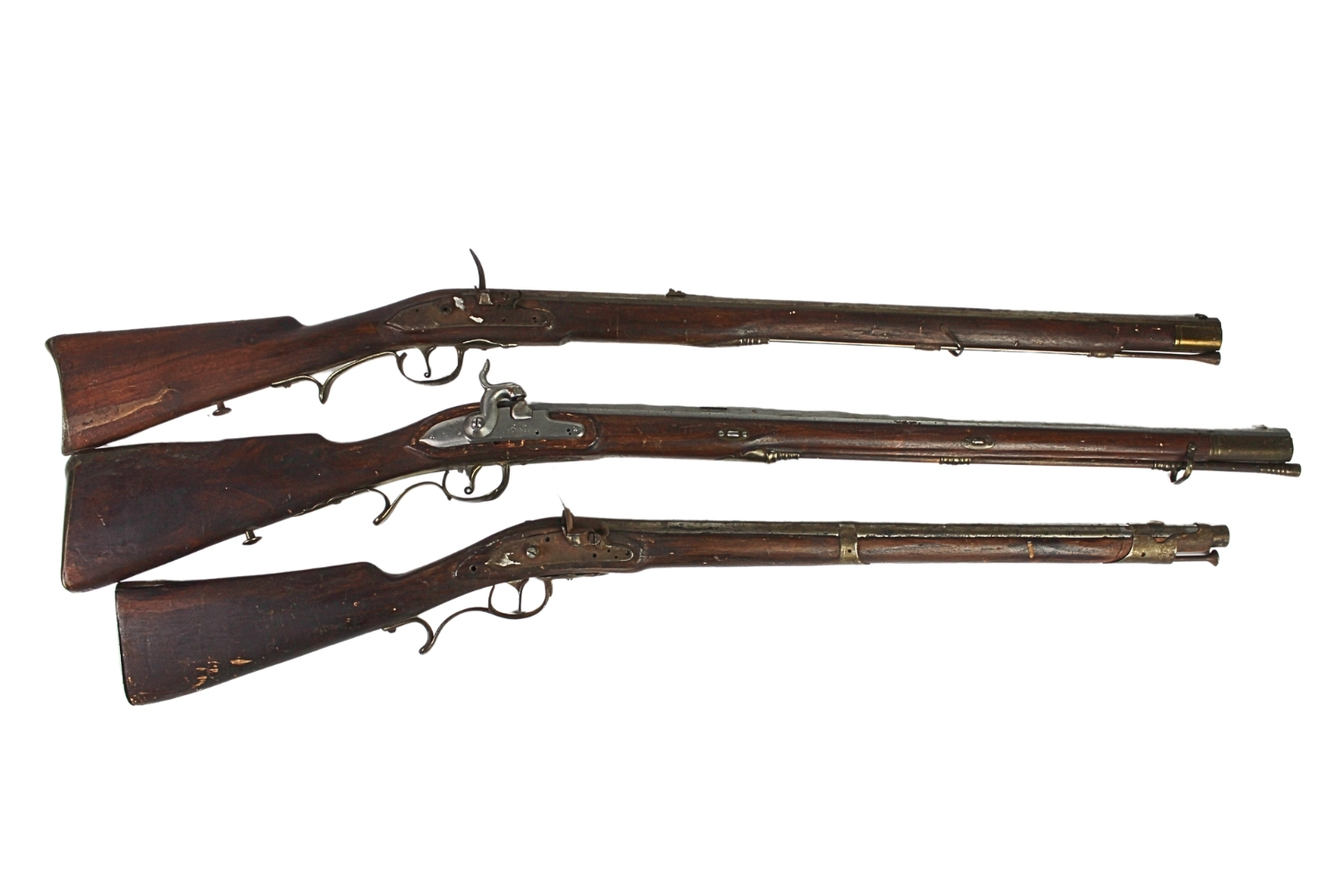 Zestaw karabinów czarnoprochowych