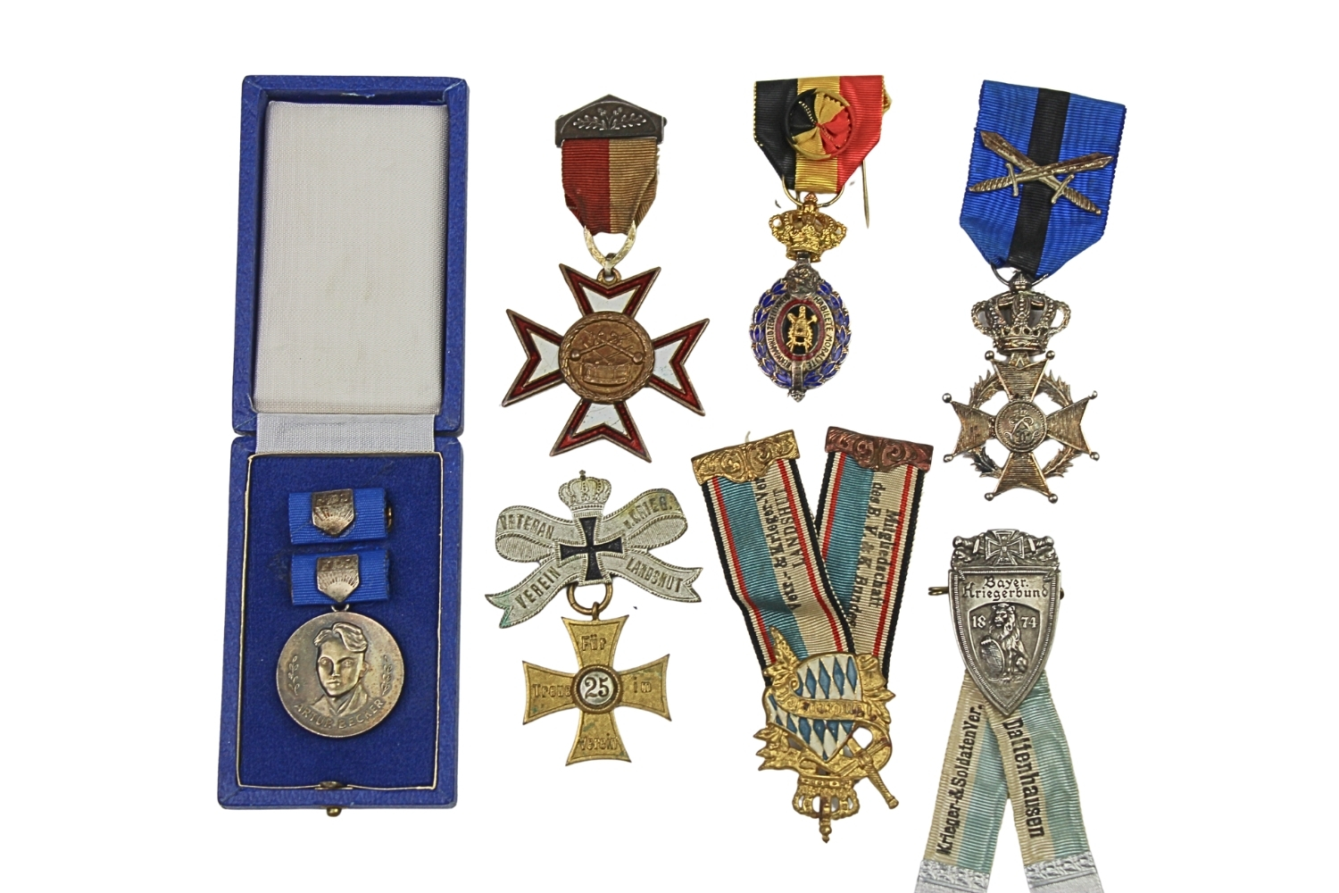 Zestaw zagranicznych odznaczeń